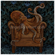 Load image into Gallery viewer, Angela Croft Art - Armchair Octopus A3 + 329mm x 483mm Giclée