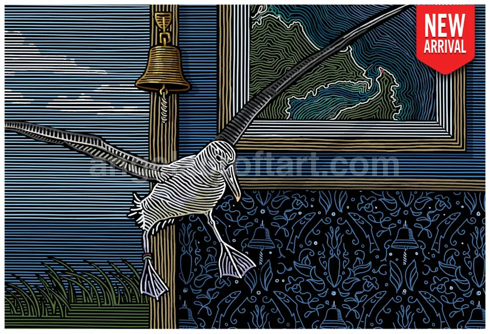 Angela Croft Art - Coming In Hot A3 + 329 x 483mm Giclée