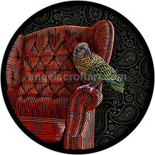 Load image into Gallery viewer, Angela Croft Art - Sneaky Mccheeky 190Mm Dia Giclée
