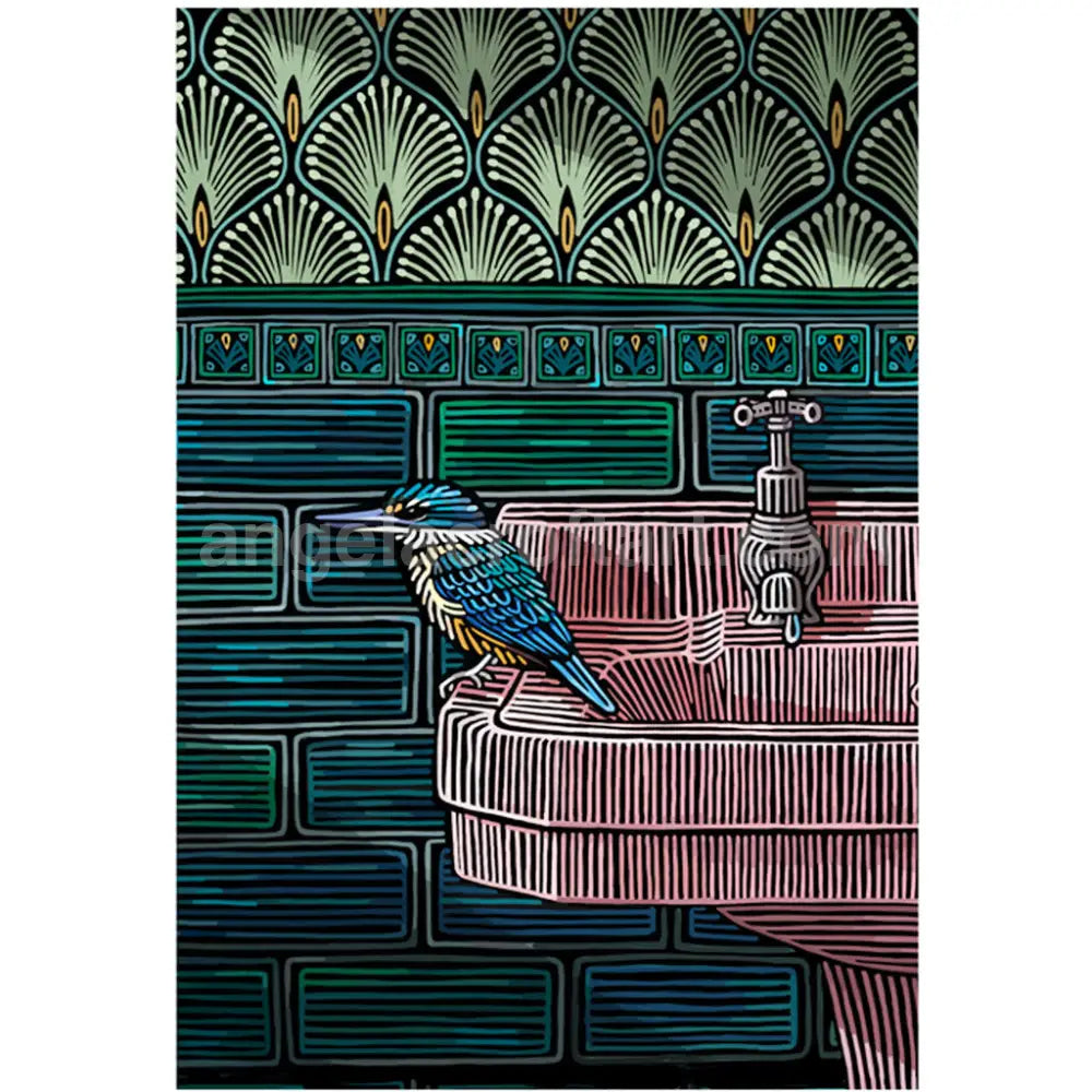 Angela Croft Art - The King A4 210 X 297Mm Giclée