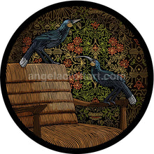 Load image into Gallery viewer, Angela Croft Art - Two Huia 190Mm Dia Giclée
