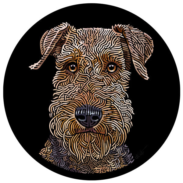 Airedale Terrier Doggieology Art Ltd