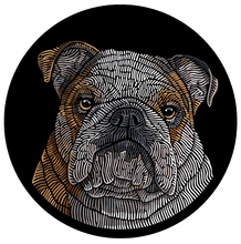 Load image into Gallery viewer, Doggieology Art - British Bulldog
