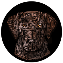 Load image into Gallery viewer, Doggieology Art Ltd Chocolate Labrador
