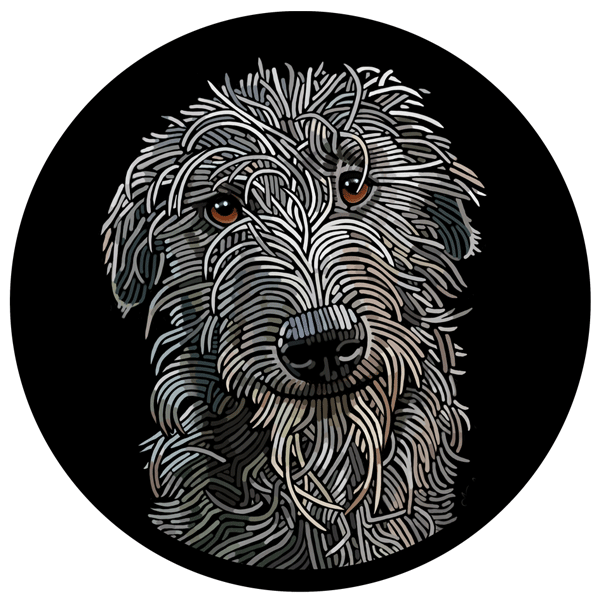 Doggieology Art Ltd Deerhound