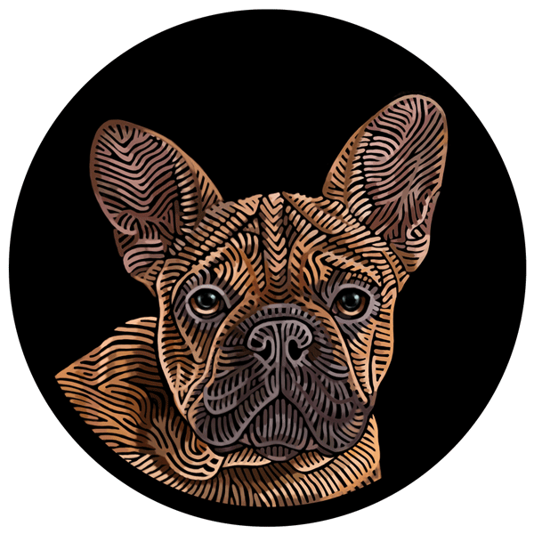 Doggieology Art Ltd French Bulldog Tan
