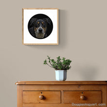 Load image into Gallery viewer, Doggieology Art Ltd Huntaway in a room set
