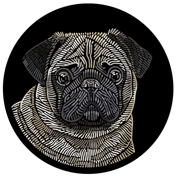 Doggieology Art Ltd Pug