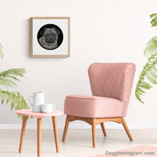 Load image into Gallery viewer, Doggieology Art Ltd Pug in a room set

