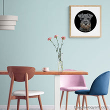 Load image into Gallery viewer, Doggieology Art Ltd Schnauser in a room set
