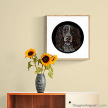 Load image into Gallery viewer, Doggieology Art Ltd Springer Spaniel in a room set
