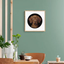 Load image into Gallery viewer, Doggieology Art Ltd Vizsla in a room set
