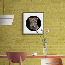 Load image into Gallery viewer, Doggieology Art Ltd Wire Fox Terrier in a room set
