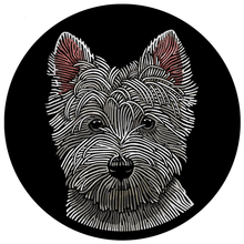 Load image into Gallery viewer, Doggieology Art Ltd Westie
